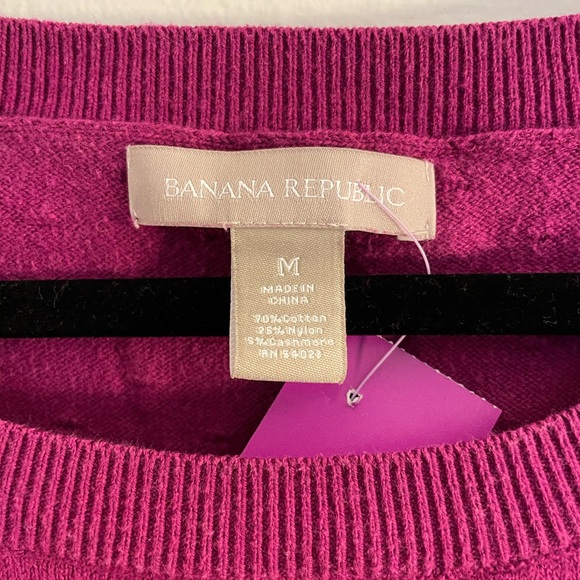 Banana Republic Polka Dot detailed Purple Sweater - Picture 4 of 4